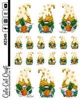 Pineapple Gnomes || Deco Sheet